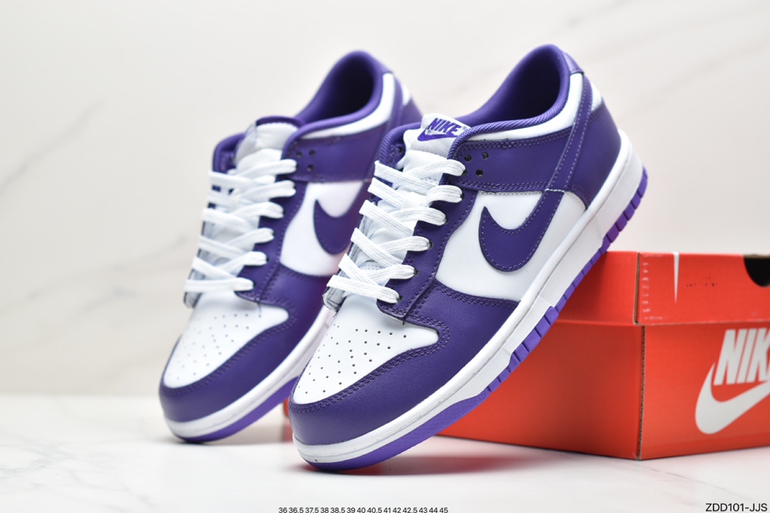 230 公司级 耐克NK Dunk Low 扣篮系列低帮休闲运动滑板板鞋 灰白 DD1391-103
