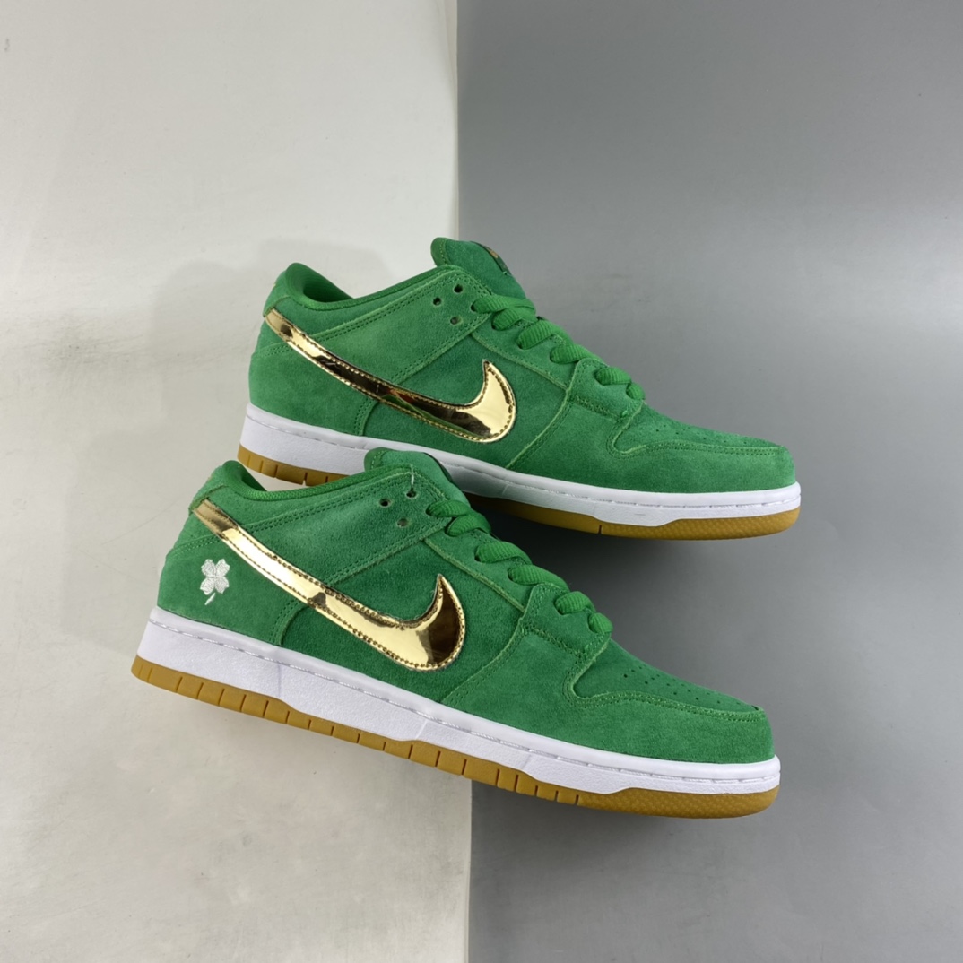 P260 NIKE SB Dunk Low 四叶草滑板板鞋 BQ6817-303