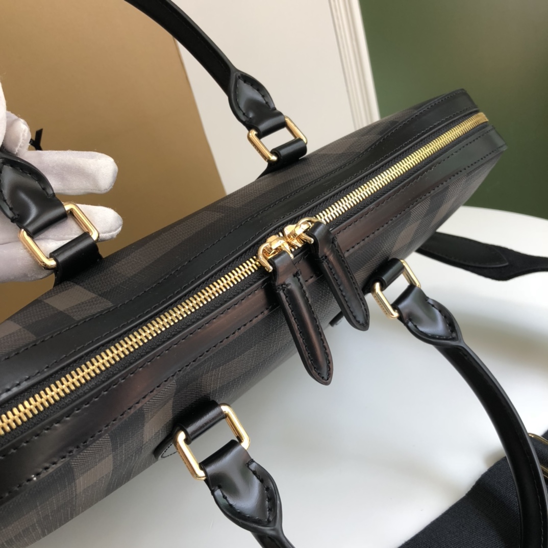 Burberry Ainsworth London Check Briefcase Charcoal Check 37x27x5cm briefcase photo 5