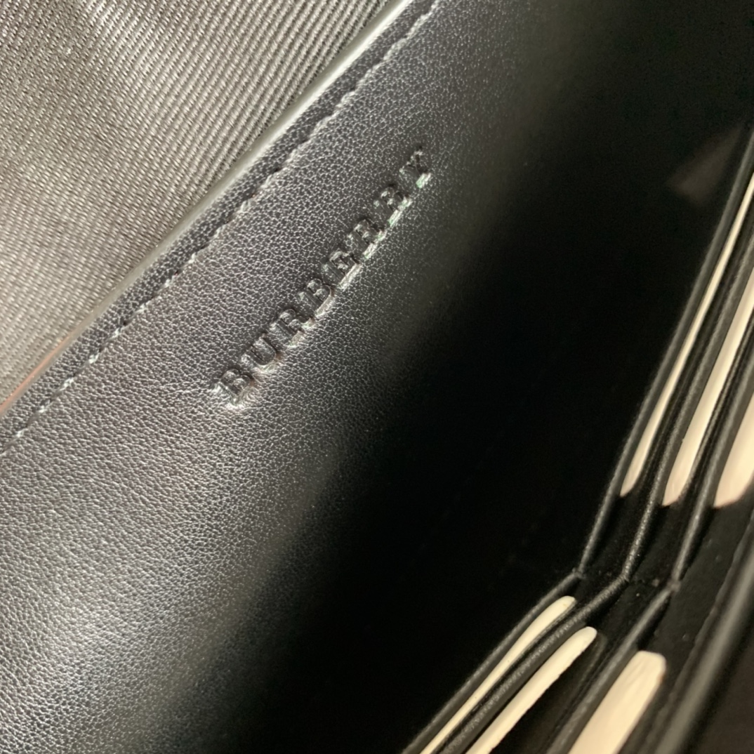 Burberry Zip Pouch Charcoal Check 30x20cm business