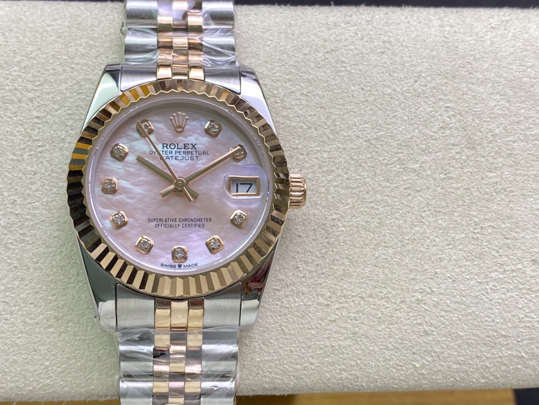 SK Factory 女款 劳力士Rolex 日志型 31mm 自動巻き腕時計