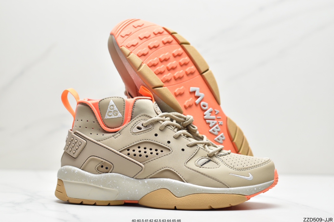 250 Nike ACG Air Mowabb OG”Sand/Orange”莫瓦布中帮系列户外风休闲运动慢跑鞋“沙漠棕亮橙”DM0840-200