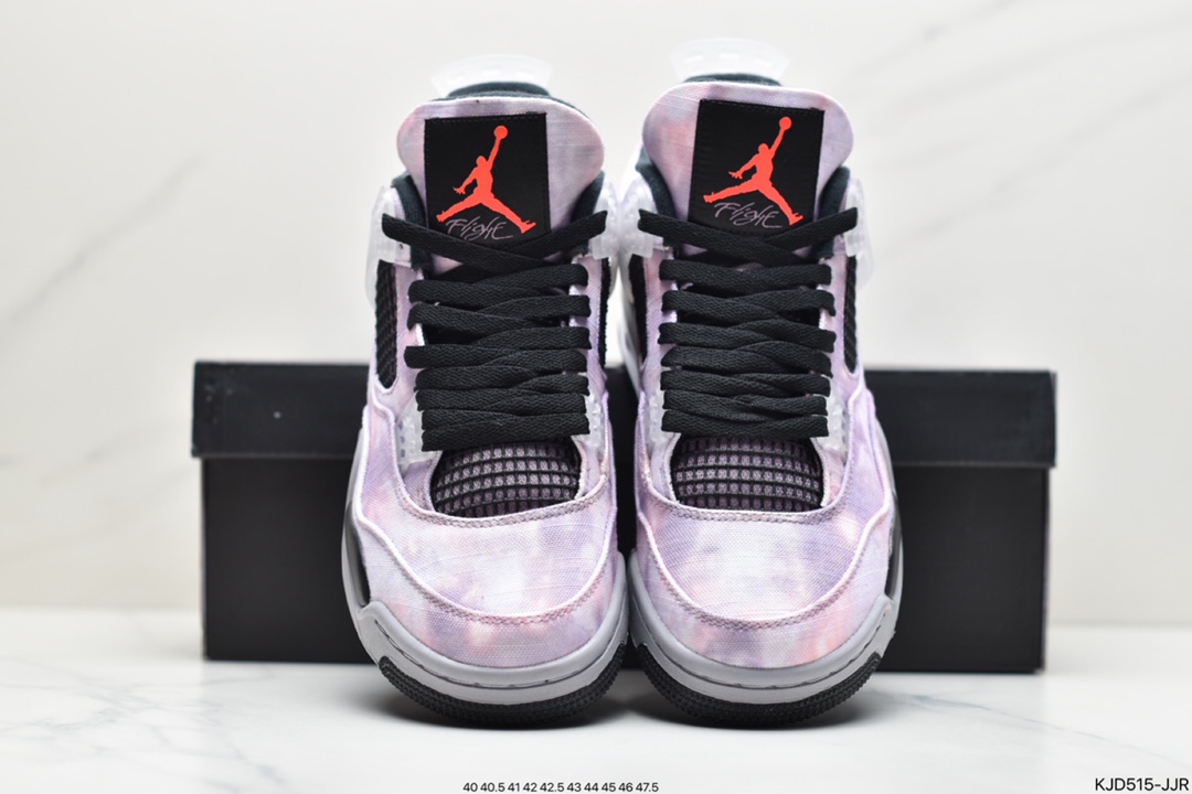 460 公司级 Air Jordan 4 Retro”Zen Master”AJ4代中帮复古休闲运动文化篮球鞋“禅师幻彩扎染” DH7138-506