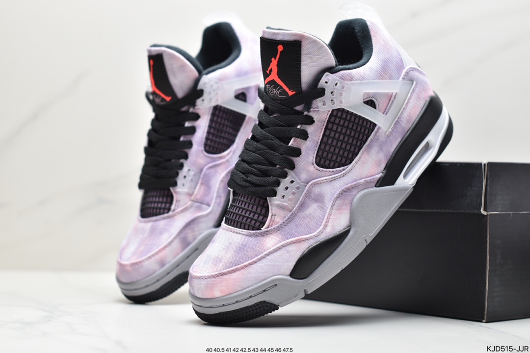 460 公司级 Air Jordan 4 Retro”Zen Master”AJ4代中帮复古休闲运动文化篮球鞋“禅师幻彩扎染” DH7138-506