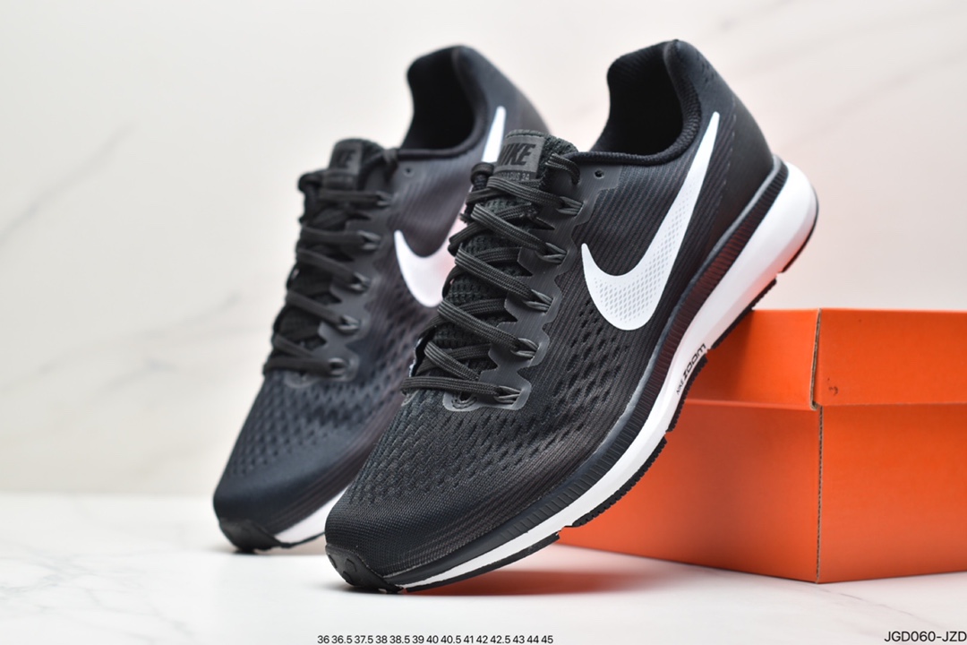 180 公司级登月Zoom Pegasus 34代跑鞋 黑白配色880555-001