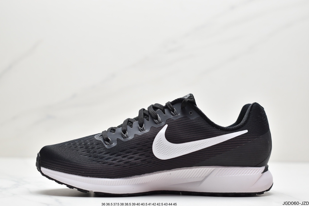 180 公司级登月Zoom Pegasus 34代跑鞋 黑白配色880555-001