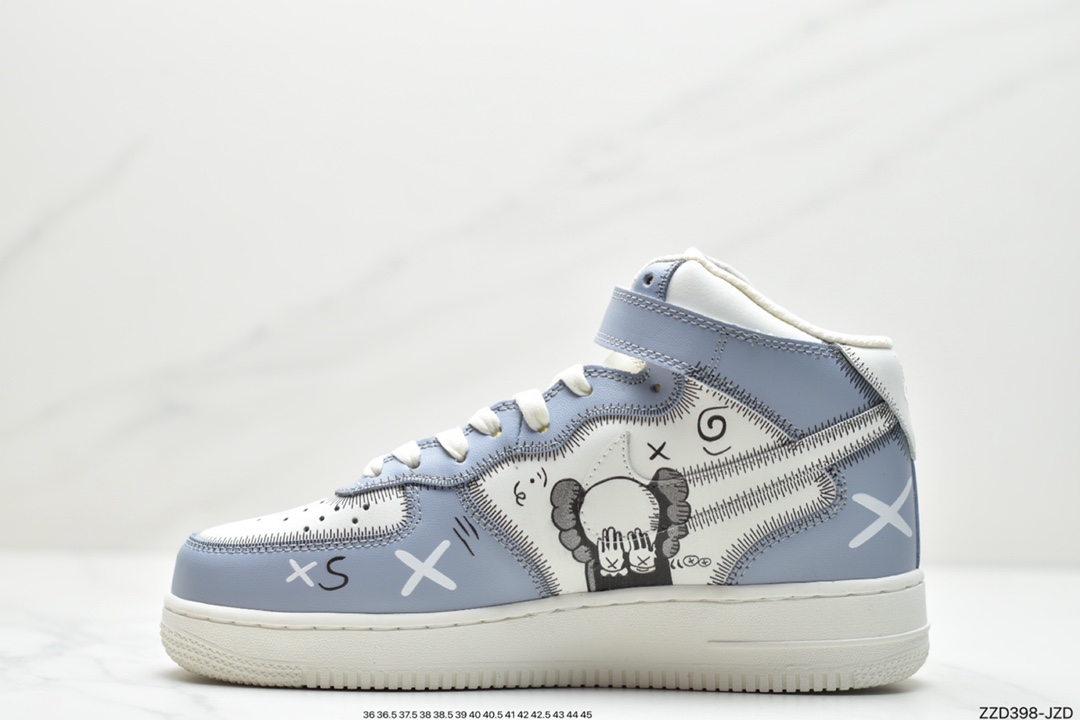 250 公司级耐克KAWS x Air Force 1 MID 联名定制CW2308-211