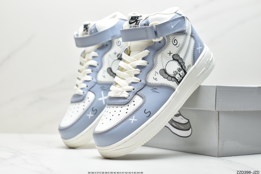 250 公司级耐克KAWS x Air Force 1 MID 联名定制CW2308-211