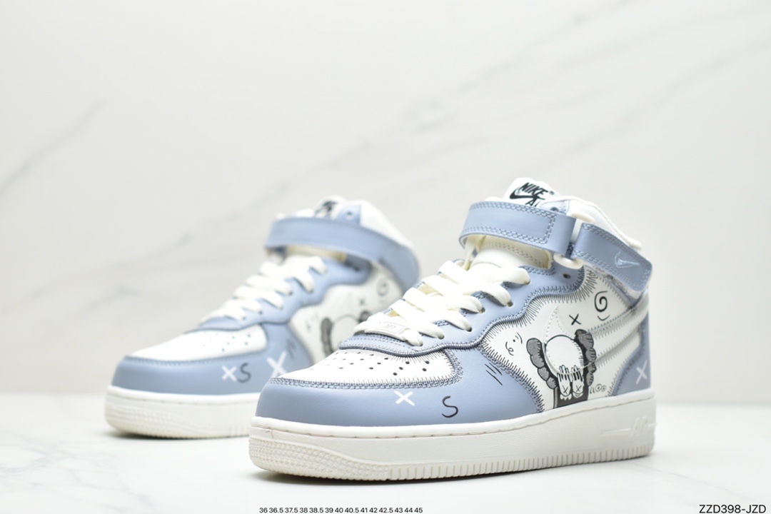 250 公司级耐克KAWS x Air Force 1 MID 联名定制CW2308-211