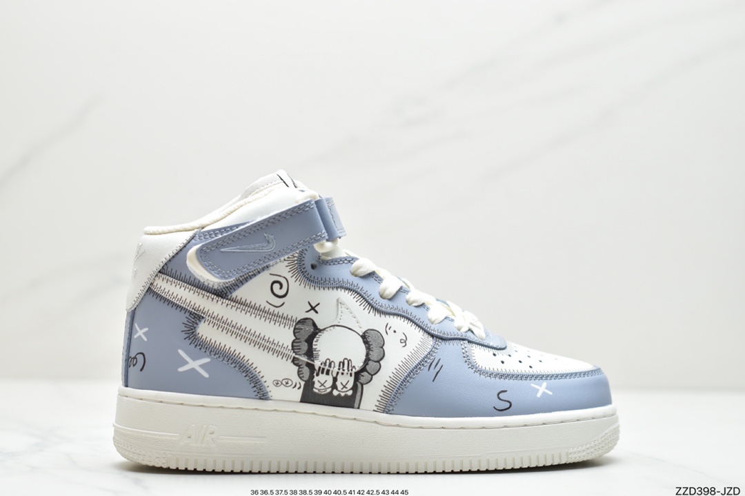 250 公司级耐克KAWS x Air Force 1 MID 联名定制CW2308-211