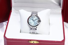 Cartier Sale
 Watch Blue Denim Set With Diamonds Women