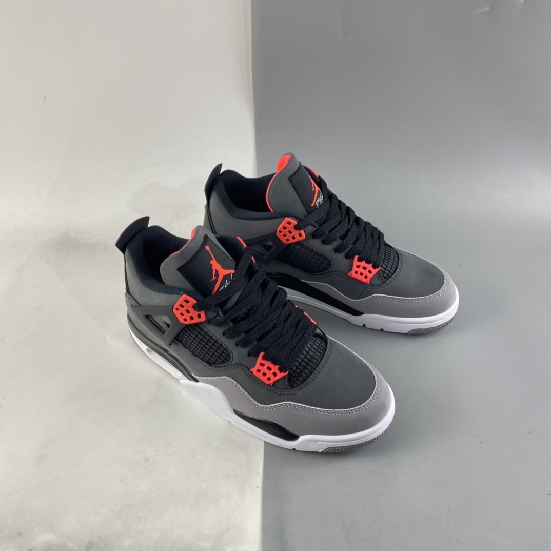 P420 Air Jordan 4 Retro”Infrared”AJ4代中帮复古休闲运动文化篮球鞋“深灰红外线”DH6927-061