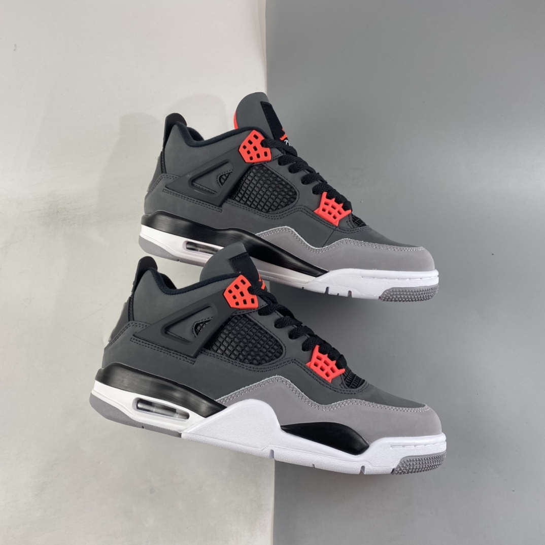 P420 Air Jordan 4 Retro”Infrared”AJ4代中帮复古休闲运动文化篮球鞋“深灰红外线”DH6927-061