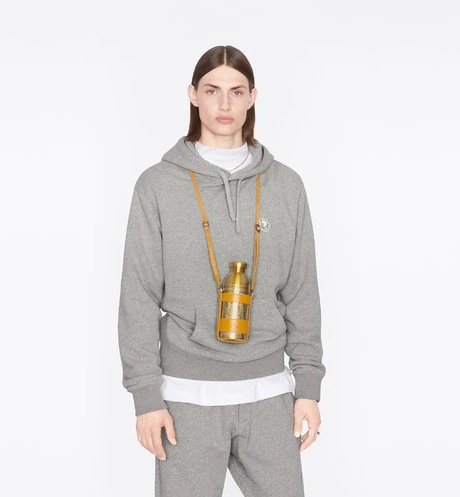 The Dior Aqua bottle and holder is crafted in stainless steel with - Comprehensive