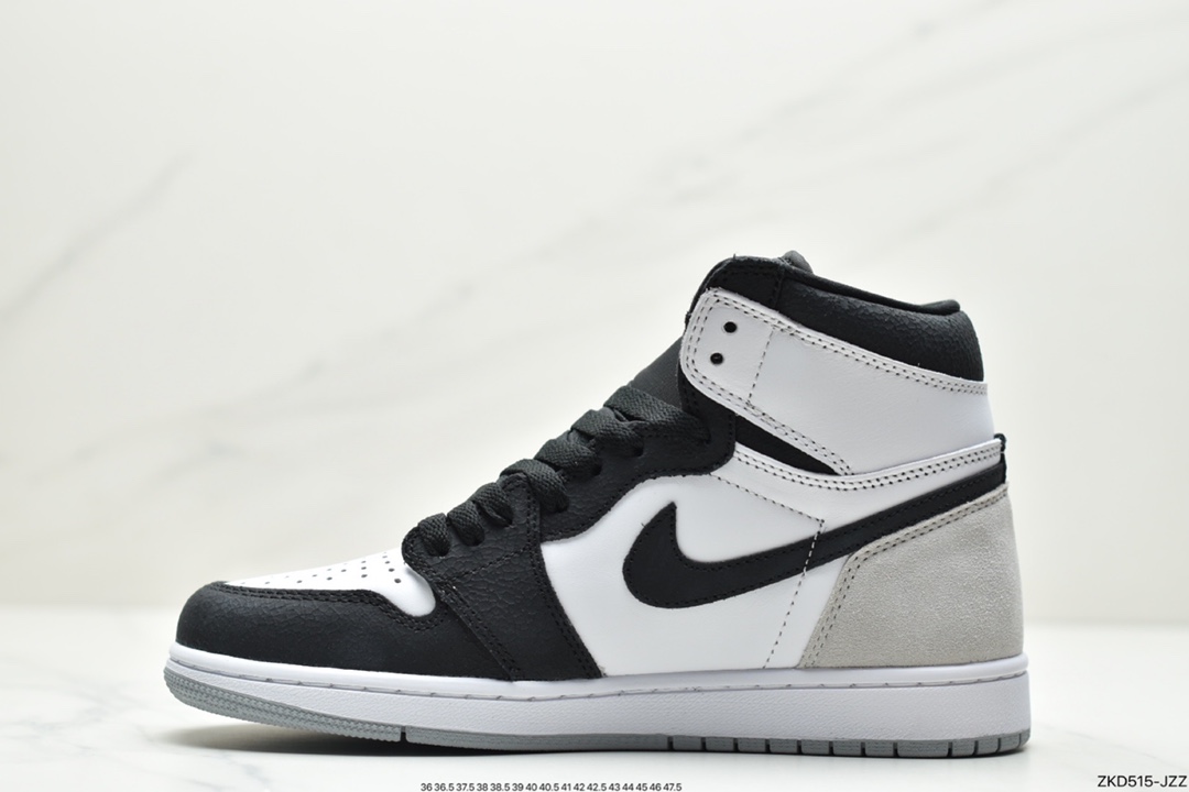 270 公司级Air Jordan 1 ” Stage Haze ” AJ1乔1 黑灰脚趾 男子文化篮球鞋 555088-108