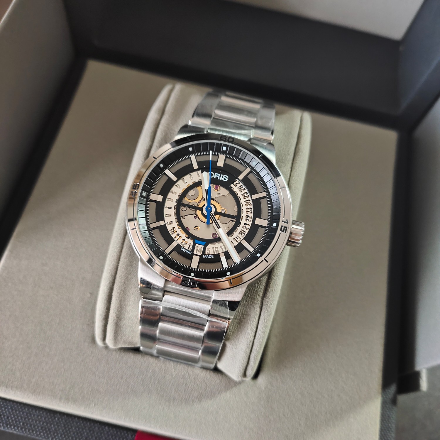 [ORIS Watches]ORIS TT1 hollow watch size 42mm Equipped with original self-wind