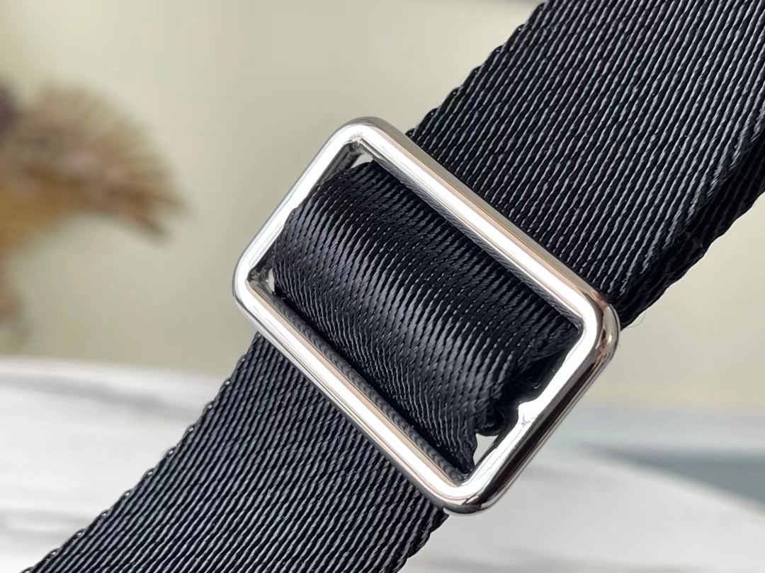 顶级原单 N60418 Alpha Wearable 手袋以 Damier Graphite 帆布和皮革饰边勾勒利落造型 8