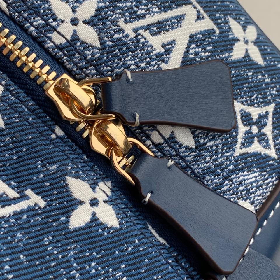 Louis Vuitton LV Square Bag 丹宁系列牛仔蓝骰子包 M59611