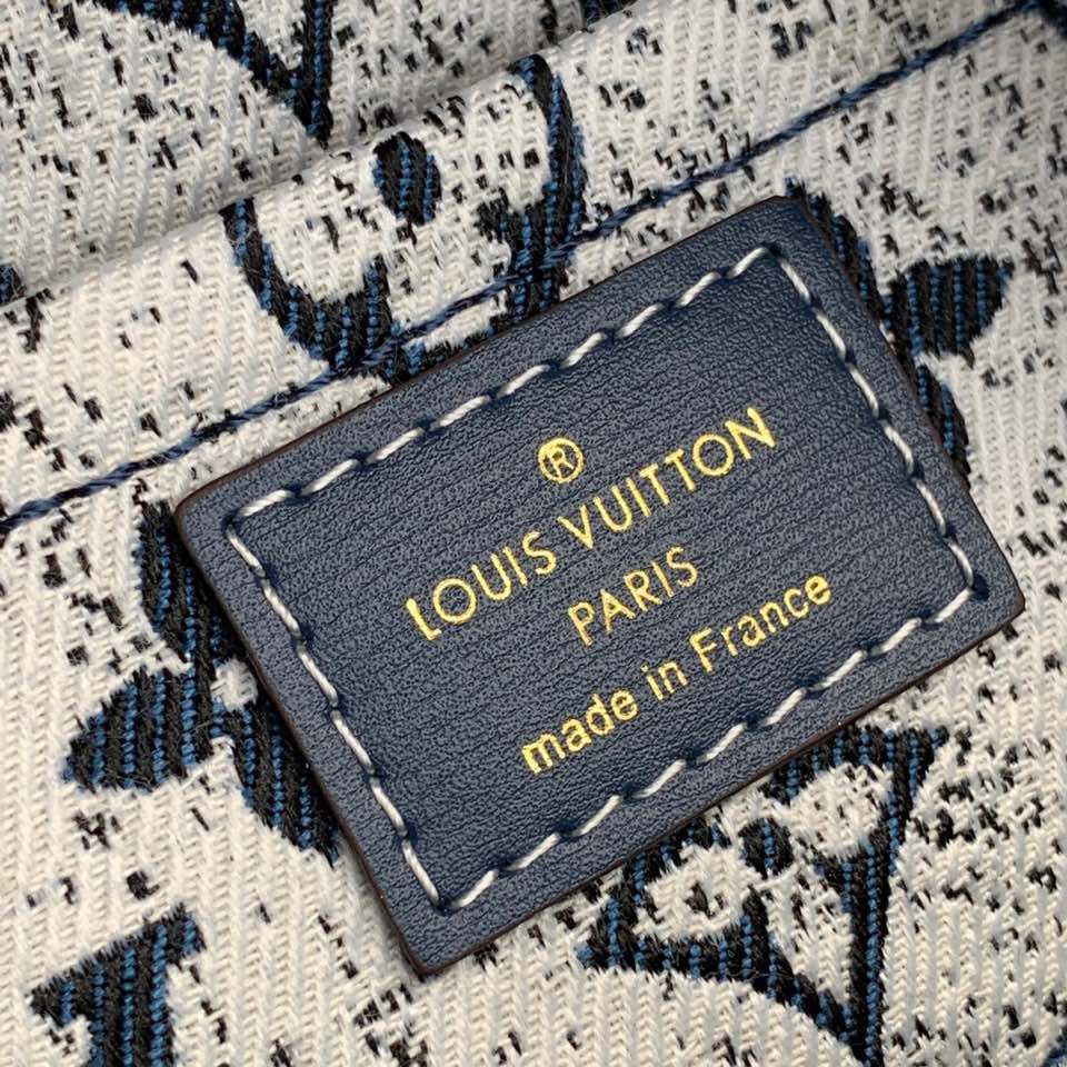 Louis Vuitton LV Square Bag 丹宁系列牛仔蓝骰子包 M59611