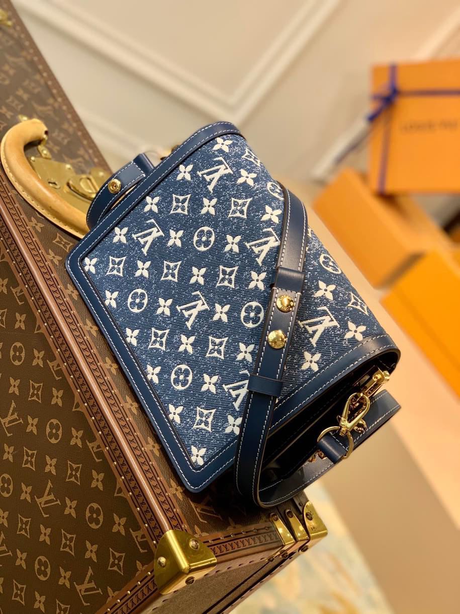 Louis Vuitton LV Dauphine 25 丹宁牛仔蓝达芙妮 M59631