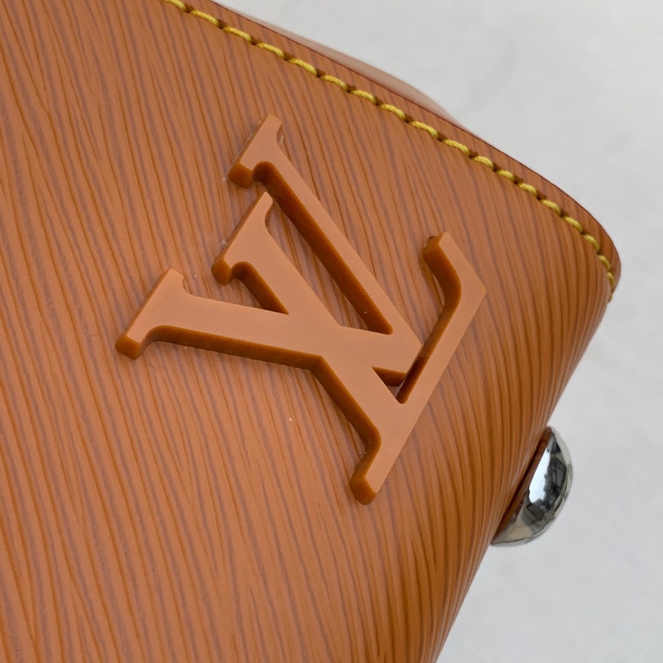 Louis Vuitton LV Cluny Mini Epi 皮革手提包 M58931蜜黃色