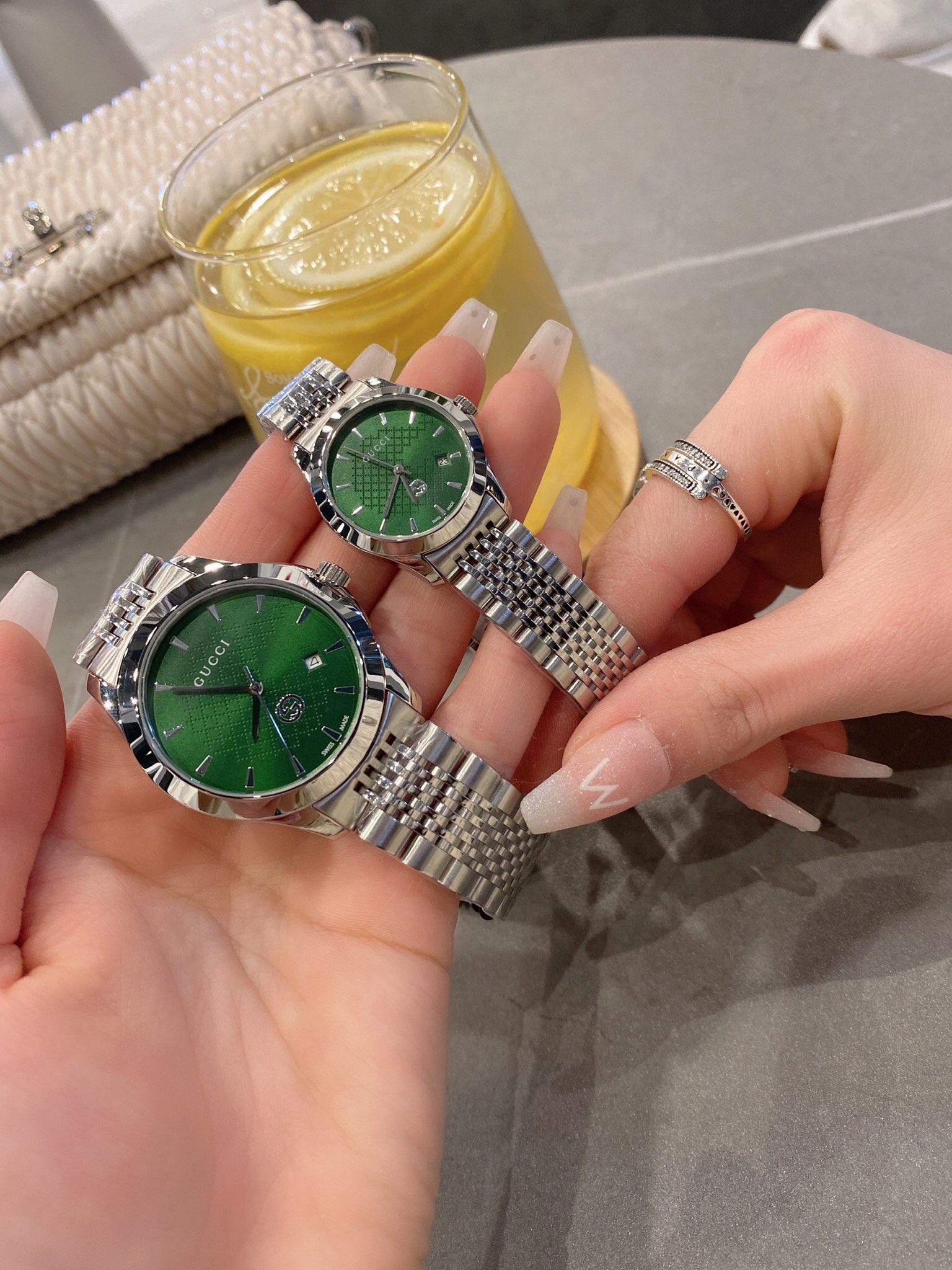 Gucci Augustine Watch Collection: G-Timers with Nine-Colored Belt and Dual Face Options