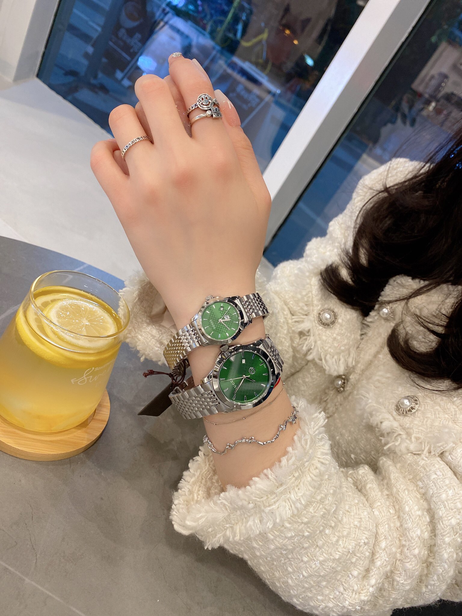 Gucci Augustine Watch Collection: G-Timers with Nine-Colored Belt and Dual Face Options - 图片 7