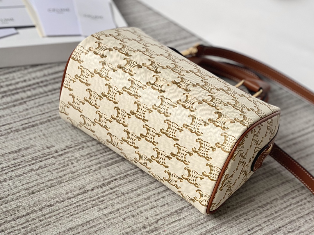 CELINE赛琳TRIOMPHE 老花波士顿枕头包197582