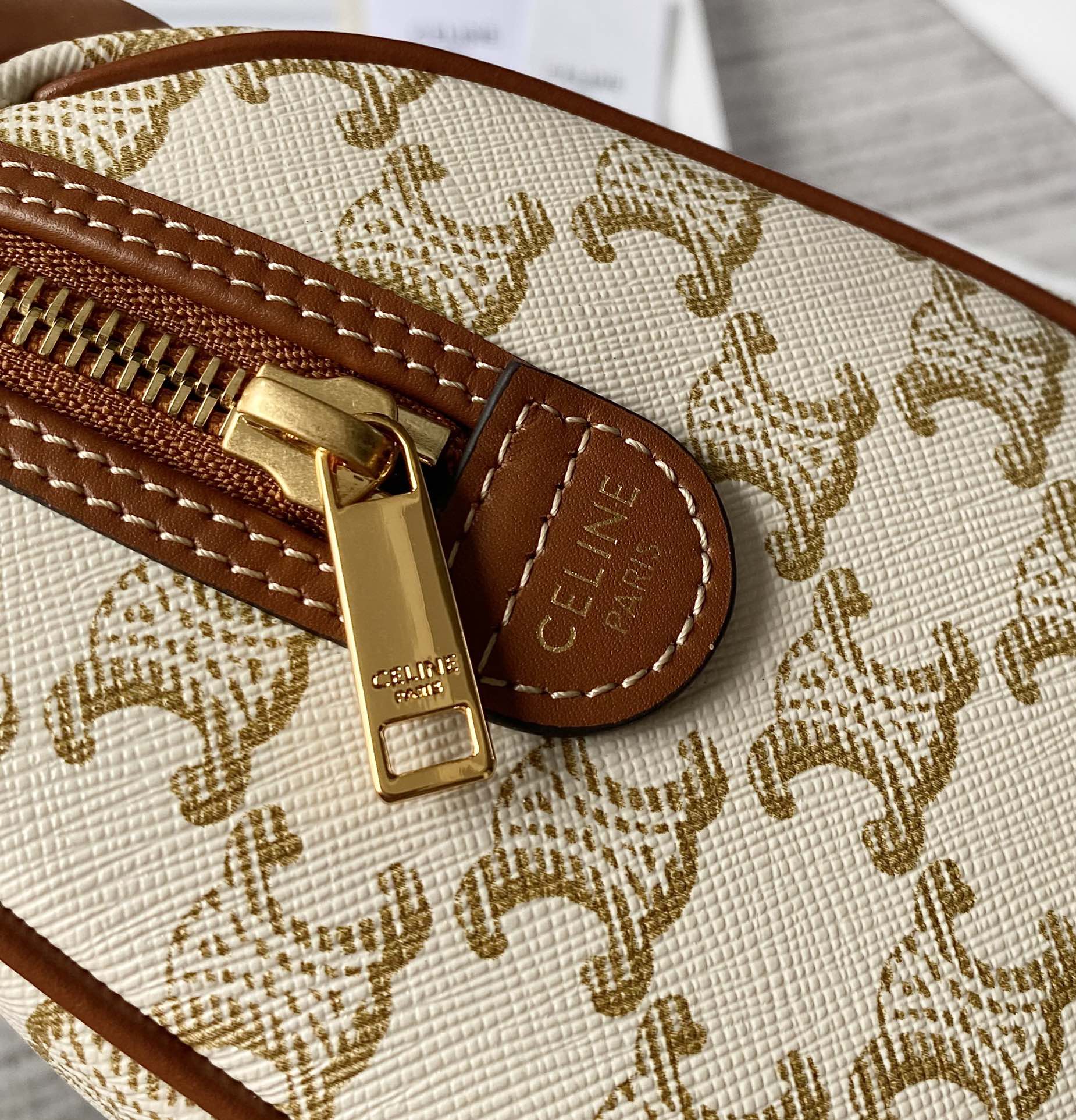 CELINE赛琳TRIOMPHE 老花波士顿枕头包197582