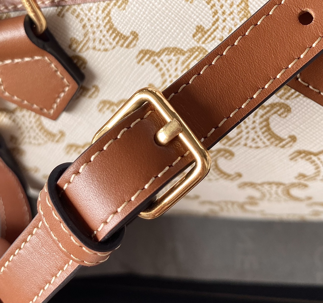 CELINE赛琳TRIOMPHE 老花波士顿枕头包197582