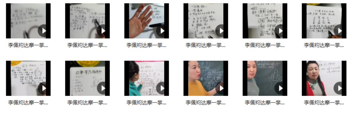 【易学上新】【李佩袀达摩一掌经线上培训课程视频讲解