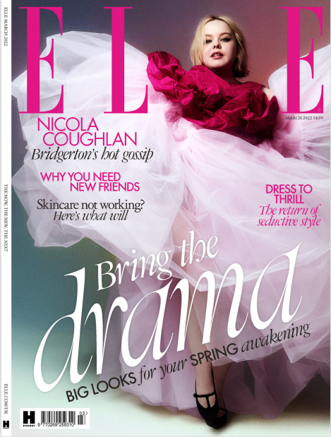 【瑜伽健身上新】 【英国版】《Elle》女性时尚杂志 2022年3月刊 电子版