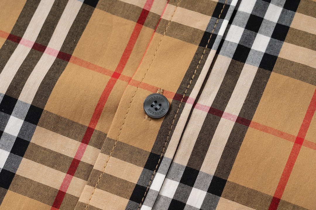 巴宝莉/Burberry 经典款及彩虹款格子长袖衬衫 彩虹款