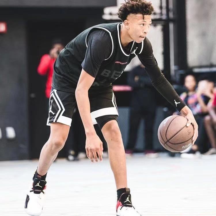 JordanAJ Official Basketball Sports Shorts: Dry Fabric, Logo Print, Various Sizes - 图片 5