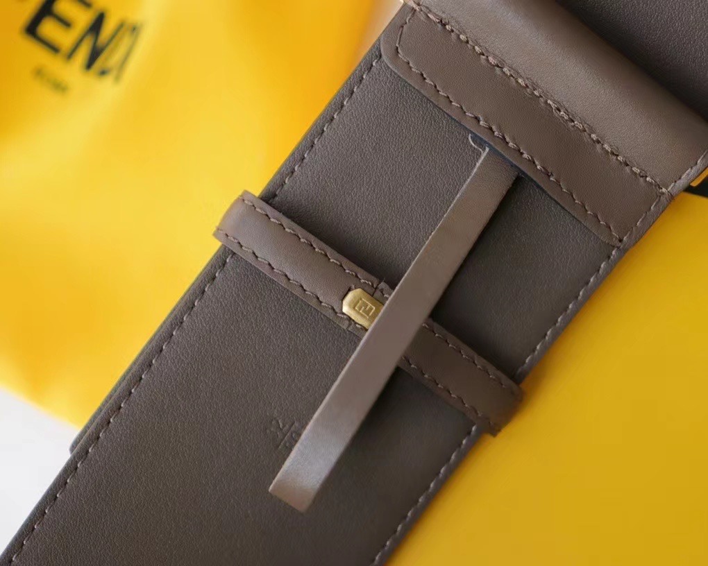 Fendi 五金做工精细 线条流畅 表面光滑 𝐙𝐏电镀工艺 香港通关【𝐇𝐀𝐀𝐒】 进口皮料