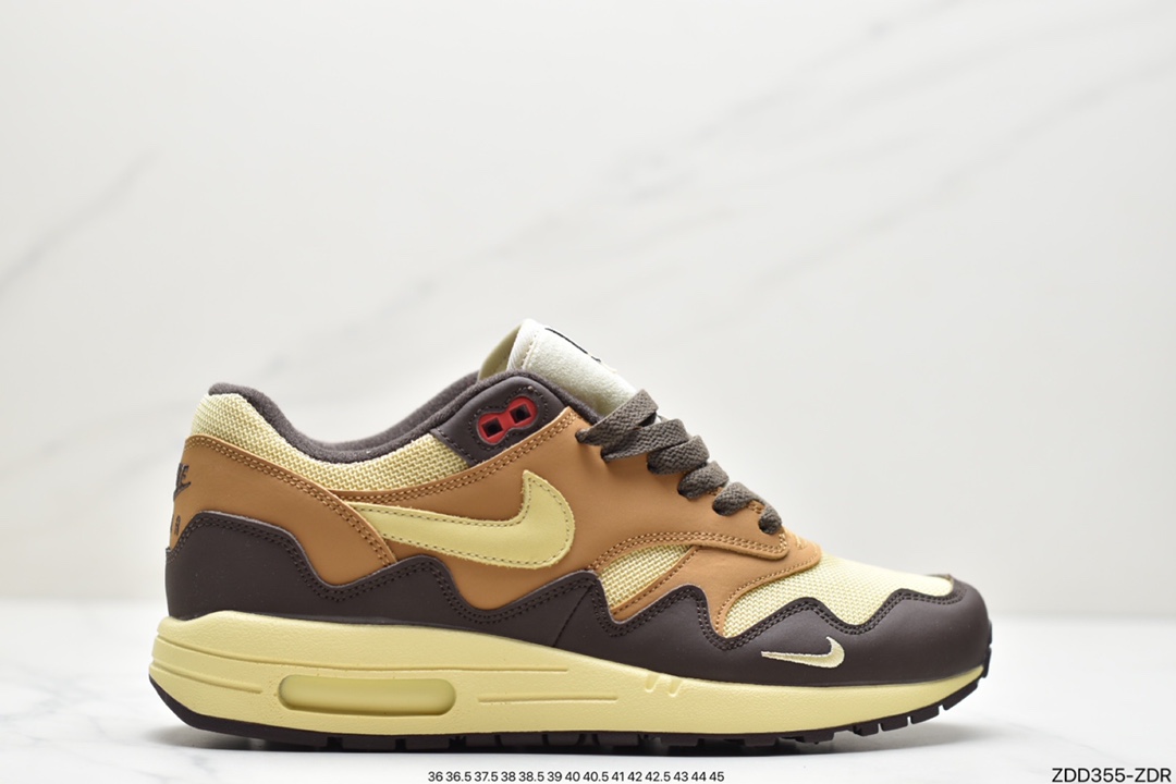 230 公司级Patta x Nike Air Max 1“Monarch”复古休闲跑步鞋DH1348-001