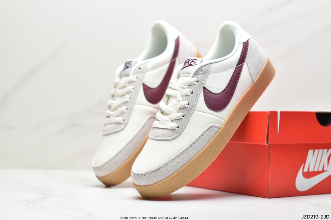 140 公司级耐克板鞋 生胶米白绿色 复古板鞋J.Crew x Nike 联名 Killshot II Leather 432997-111