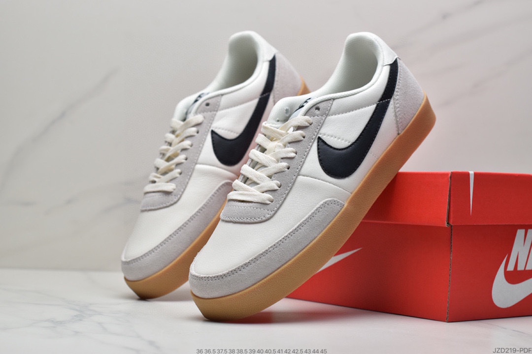 140 公司级耐克板鞋 生胶米白绿色 复古板鞋J.Crew x Nike 联名 Killshot II Leather 432997-111