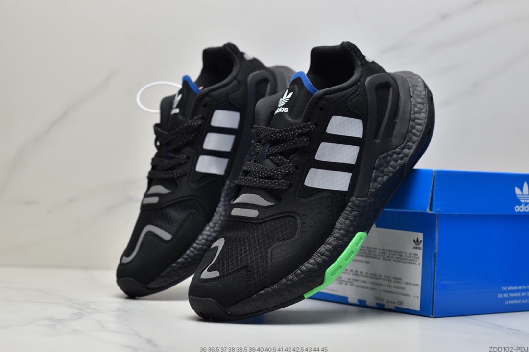 adidas Clover Originals 2020 Day Jogger Boost 2020 Edition Jogger Series High Elastic Retro Casual Sports Running Shoes