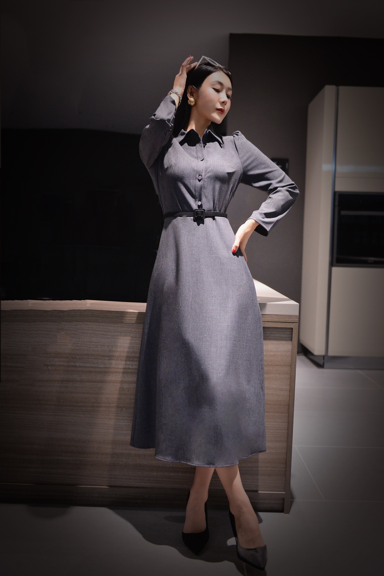 yupoo album169930高端品质女装高端 小香 🔥🔥🔥爆款大摆连衣裙 简约大方 2色灰色 黑色 码数SMLXL_Chanel