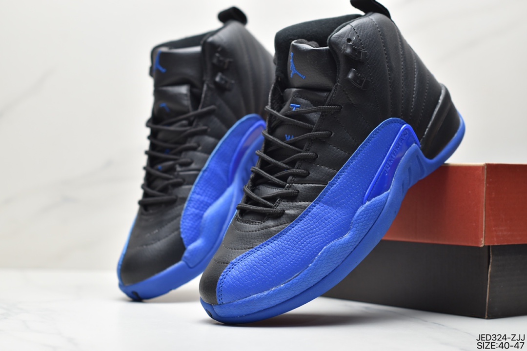 150 乔丹Air Jordan 12 Game Royal 乔12高帮潮流篮球鞋休闲运动鞋