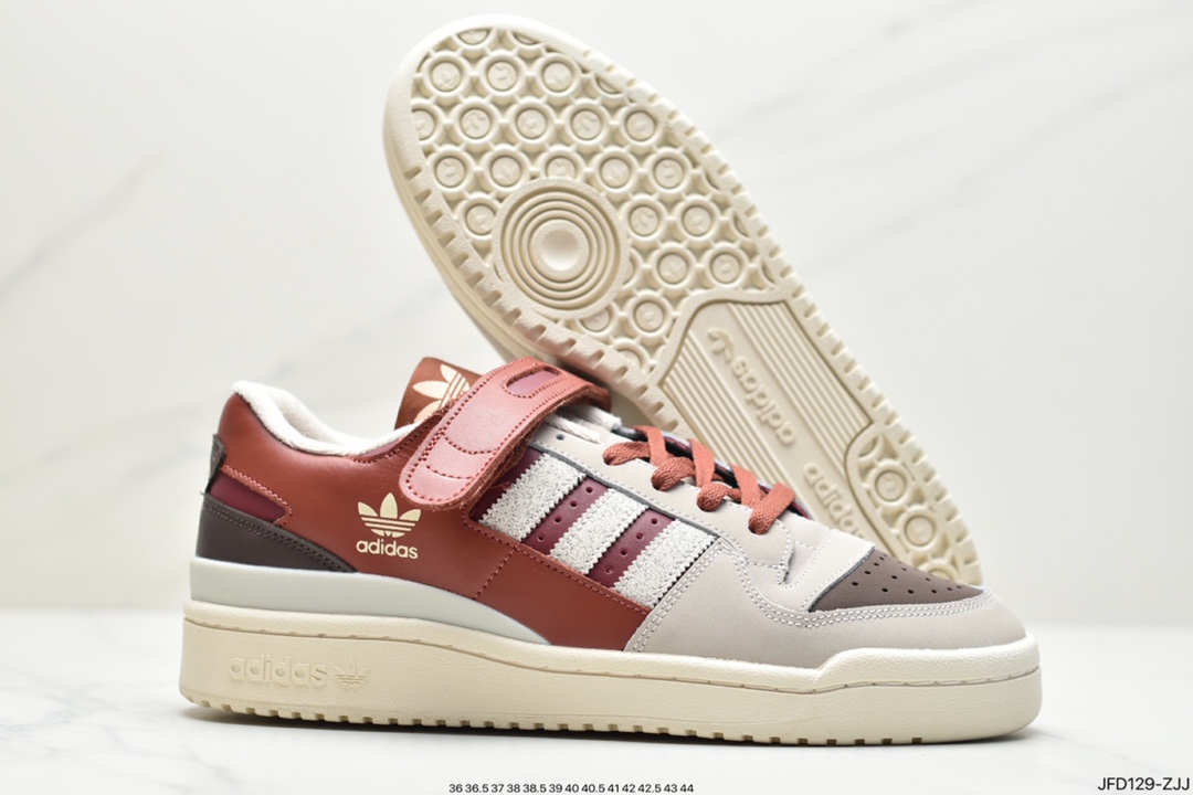 Adidas Clover Originals Forum 84 Low Roman Series Velcro Low Help GW0298