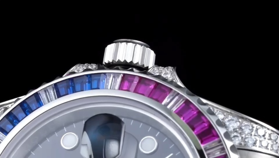 Rolex Gmt Master in linea
 Orologio da Polso Blu Azzurro Con diamanti