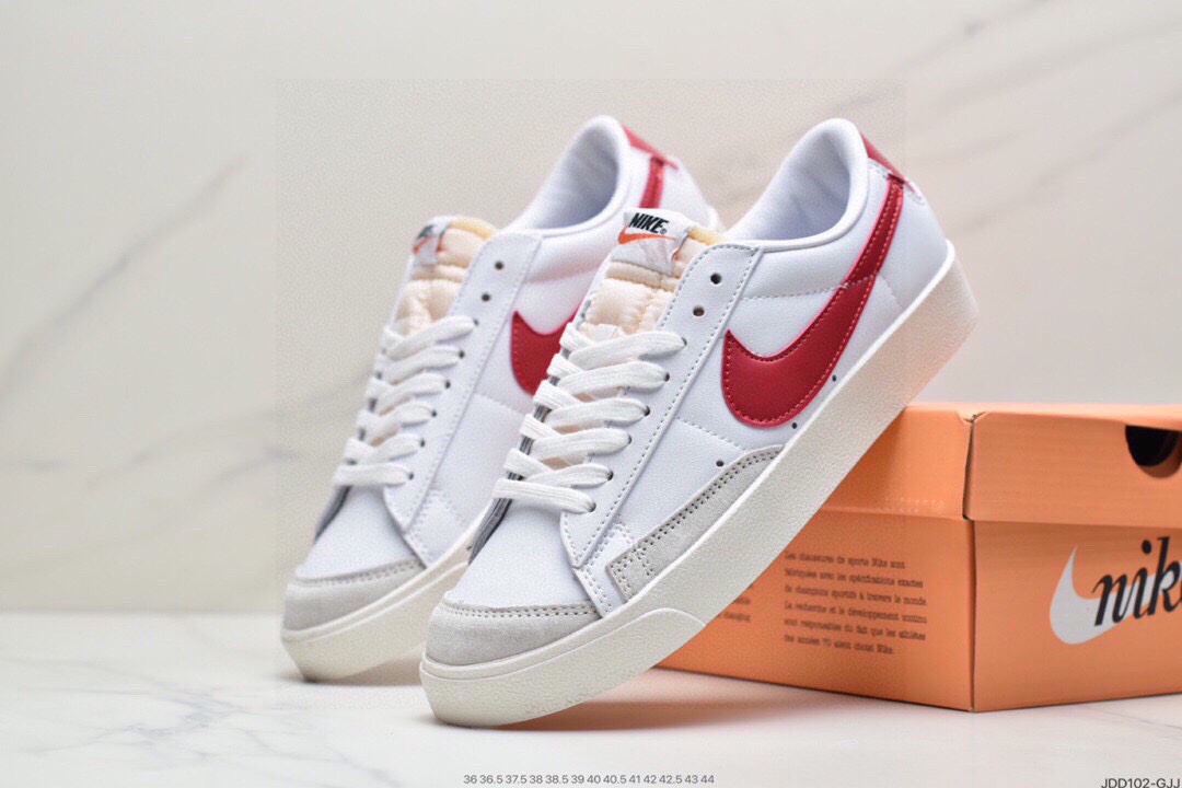 120 公司级耐克NIKE WMNS Blazer Low LX 开拓者 低帮百搭休闲运动帆布板鞋 DJ4665-100