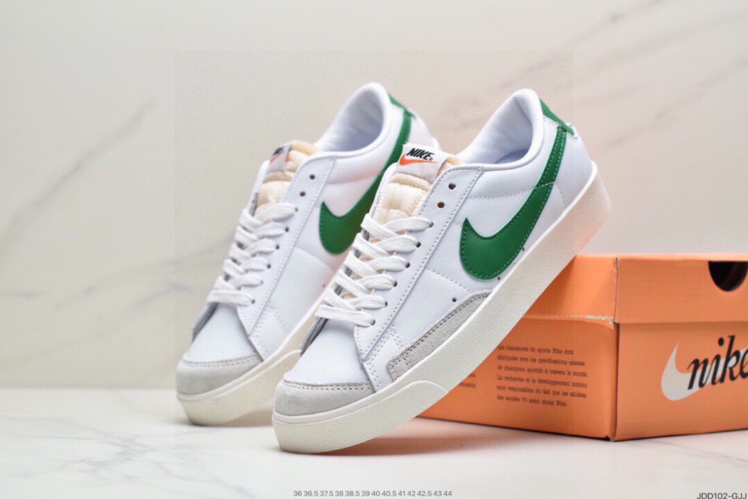 120 公司级耐克NIKE WMNS Blazer Low LX 开拓者 低帮百搭休闲运动帆布板鞋 DJ4665-100