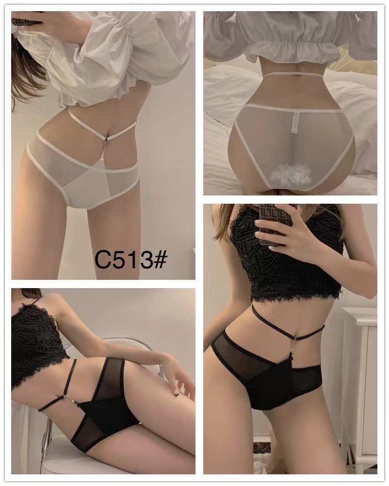 Elegant Black Mesh Panel Panties - Sexy Lingerie for Women 5 i1644537949 6724 3