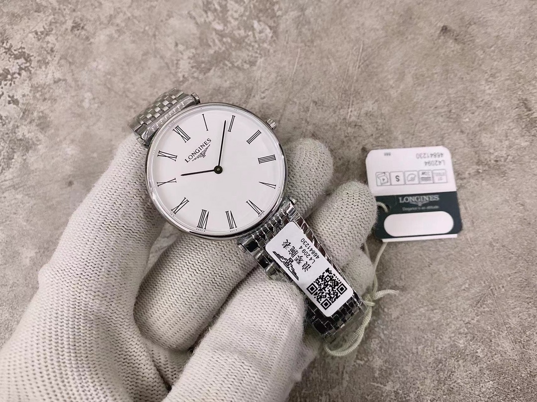 浪琴 Longines  嘉岚系列 大号 瑞士石英 蓝宝石玻璃