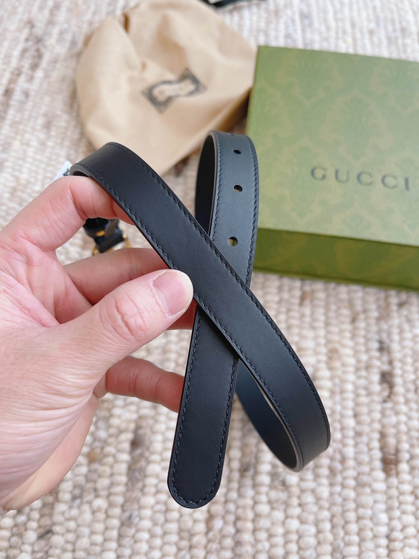 配全套包装礼盒GUCCI当季爆款复古