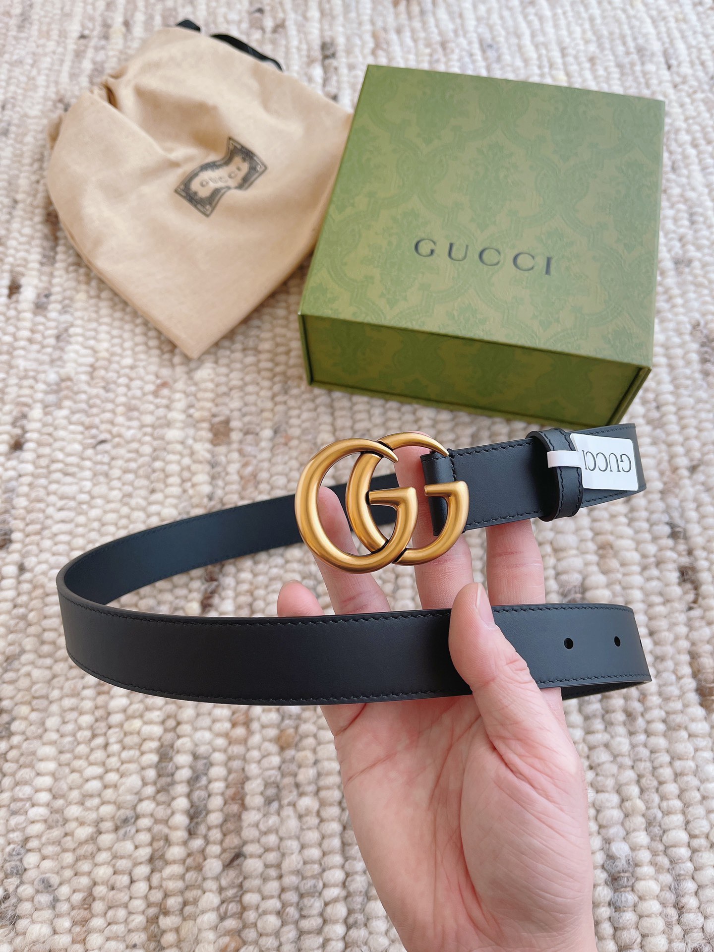 配全套包装礼盒GUCCI当季爆款复古