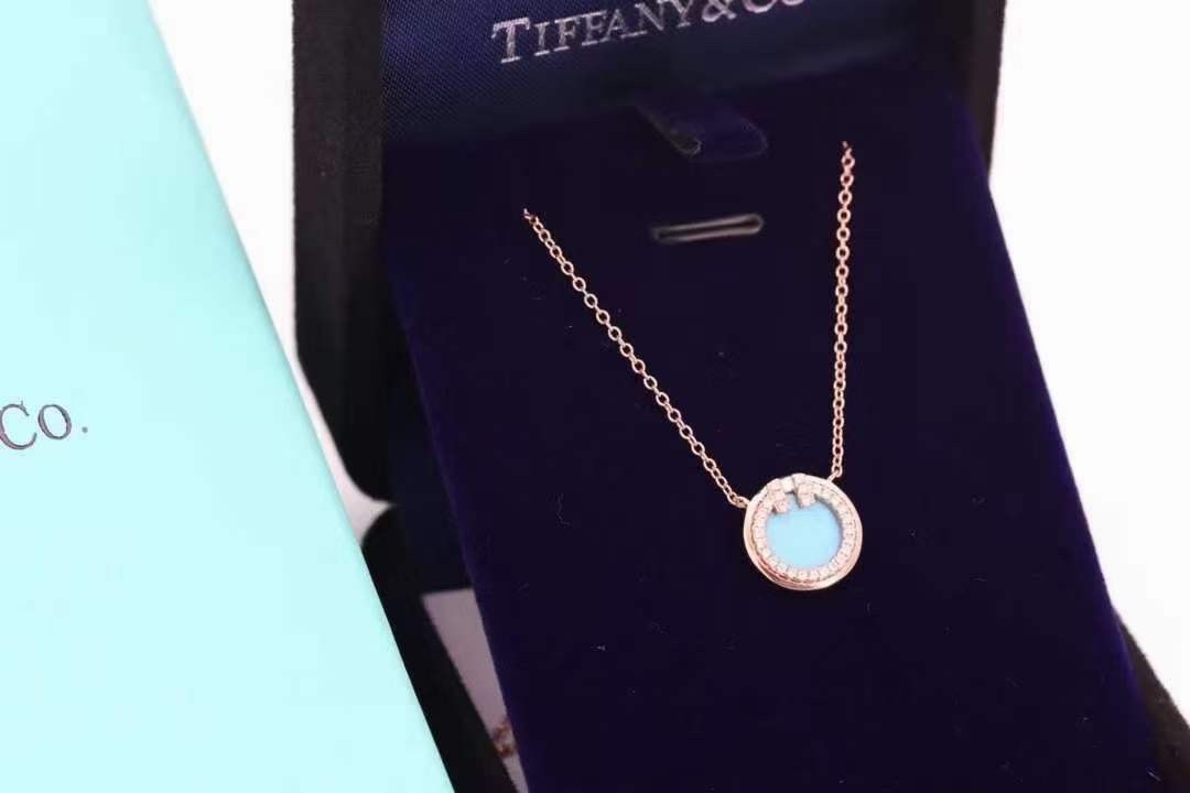 Tiffany & Co. NO.11蒂芙尼t系列白贝母项链